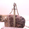 Game of Thrones Stark Wolf Sword Luminous Necklace